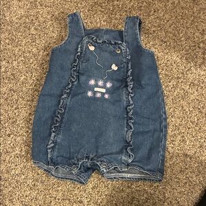 Vintage Cherokee Baby Jean Romper
